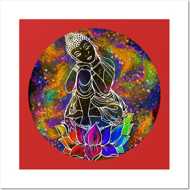 Female Buddha ( Buddhism ) Wall Art by artbysavi